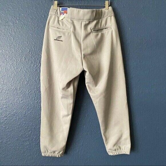 NWT Worth Gray Softball Pants Capri Length Large - Picture 2 of 8